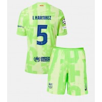 Barcelona Inigo Martinez #5 Tredje Dräkt Barn 2024-25 Kortärmad (+ Korta byxor)